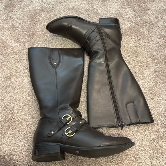 Impo Wayside Brushed Kiddo Buckles Boots Size 9 M Color Brown Gold - Picture 3 of 13